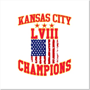 Super Bowl LVIII Champions - Kansas City Chiefs Posters and Art